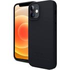 CHICHENG Coque iPhone 12 Mini [Noir] Silicone Liquide avec Doublure en Microfibre. Coque au Toucher Doux iPhone 12 MiniNoir