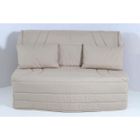 HEVEA SELECTION Housse BZ 140x190 matelassée BEIGE LINO