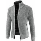 ZEWOW Gilet Homme Cardigan Molleton Casual Sweat en Tricot Vetement - Gris