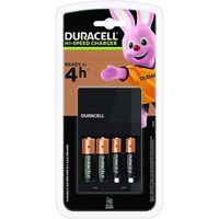 Chargeur de Piles Duracell CEF14 4 Heures, Avec Piles Rechargeables incluses, AA + AAA A17