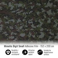 Film Adhésif Wrapping pour Toit de Voitures, Camouflage Désert, 152 x 200 cm