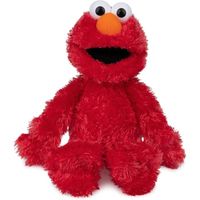 Sesame Street Peluche Elmo Muppet officielle de qualité supérieure,à partir de 1 an,rouge,33 cm