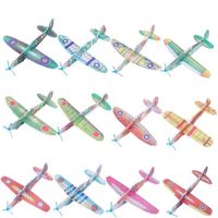 Lot De 24 Avions Planeurs En Mousse Polystyrène – Jouets à Lancer Pour Enfants – Intérieur Et Extérieur – Cadeau Fête