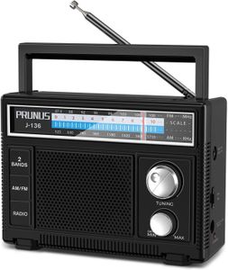 RADIO CD CASSETTE J-136 Transistor Radio FM AM Poste Radio Portable 