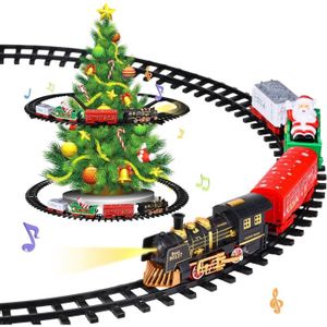 VÉHICULE CIRCUIT Train de Noël Électrique Autour De l'Arbre Pour En