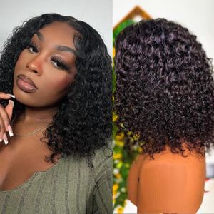DÉGUISEMENT Perruque - Wig Human Hair Curly 4X4 Closure Lace W
