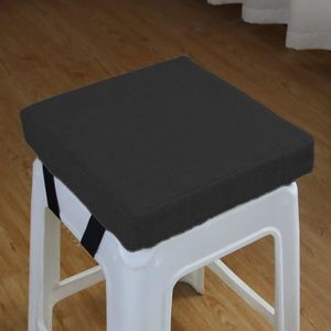 Galette de chaise épaisse en coton doux carré avec fermeture éclair pour  chaise de jardin,salle à manger,bureau (30x40x8 cm)[~329] - Cdiscount Maison