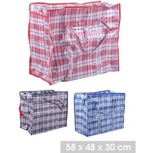 SAC SHOPPING Lot de 3 Sacs cabas 84 litres multi-usages à carre