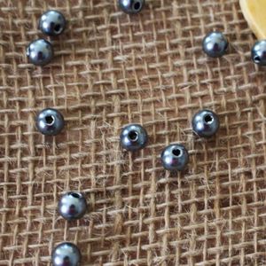 Lot de 100 Perles en Plastique Acrylique Colorees avec Strass de Scintillement 1