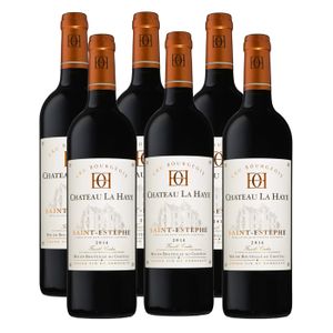VIN ROUGE Château la Haye 2014 - Saint Estephe - vin rouge - lot de 6x75cl