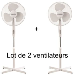 VENTILATEUR Lot de 2 Ventilateurs - Mesko - Ventilateur sur pi