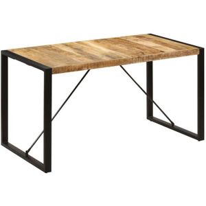 Table De Salle A Manger Bois De Recuperation Massif 120 Cm