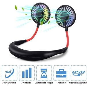 Voyage Ventilateur Nuque et Ventilateur à Main Noir 2 En 1 Mini Ventilateur de cou Portable et Rechargeable avec Affichage LCD et Rotation à 360 ° Idéal pour Bureau en Plein Air Voyage Ventilateur Nuque et Ventilateur à Main Noir 2 En 1 Mini Ventilateur de cou Portable et Rechargeable avec Affichage LCD et Rotation à 360 ° Idéal pour Bureau en Plein Air