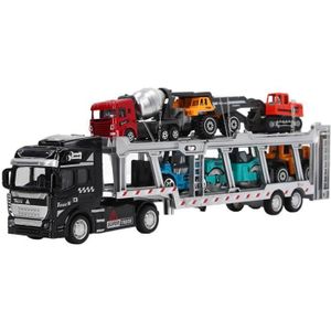lenbest Camion de Transporteur Voiture Jouet - Ensembles de camions de  Construction 11 en 1 Camion Transporteur de Petites Vo