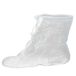 Housse de protection salon de jardin,Couvre-chaussures de pluie  imperméables pour moto,couvre-bottes- white-XL(39-40)