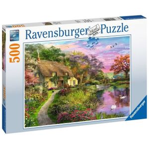 PUZZLE Puzzle 500 pièces - Maison de campagne - Ravensburger - Paysage et nature - A partir de 10 ans