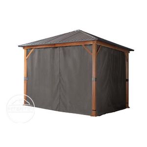 couleur beige D14236 Dema Set de bâches d'habillage pour tonnelle D41046 