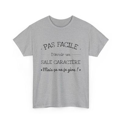 T-shirt Humour "Jamais Pris En Otage... Mais Dans Un Groupe" - Unisexe Coton - Neuf