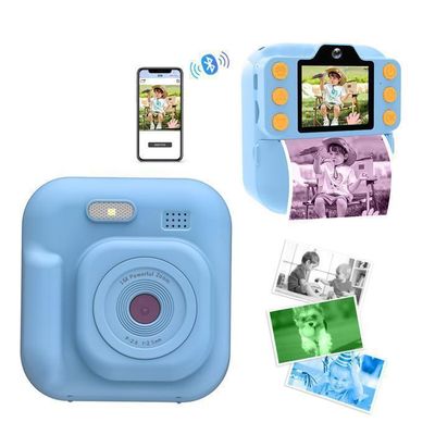 Appareil Photo Instantané Enfant 1080p – 40MP – Écran Tactile 2,4″ – 32 Go – 5 Rouleaux Papier – Cadeau 3-14 Ans