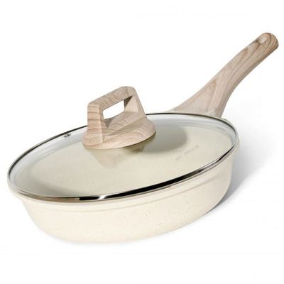 Poêle Omelette Japonaise Poêle Tamagoyaki Japonaise YYMIYU - Fonte, Poignée Bois - 23x18cm - Omelettes Roulées Mortier Pilon Cuisine