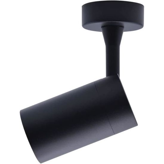 Spot Orientable EUREKALED GU10 360° - Blanc/Noir Pour Salon/Cuisine IP20