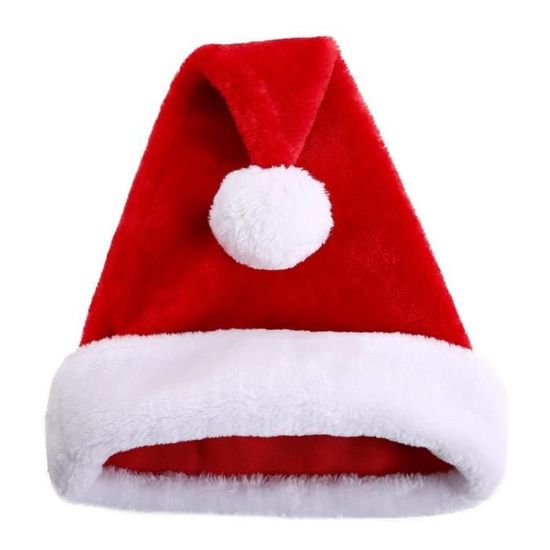 Bonnet Pere Noel 3 Pack Chapeau Pere Noel Adulte Bonnet Noel Lot De Bonnet De Noel Rouge En Peluche Ornements De Nou00ebl,pour Adulte Et Enfant Chapeau Blanc