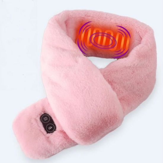 Écharpe Chauffante USB - Lot De 2 - 3 Températures Réglables (40°C, 50°C, 60°C) - Taille Unique - Imitation Laine Douce - 4