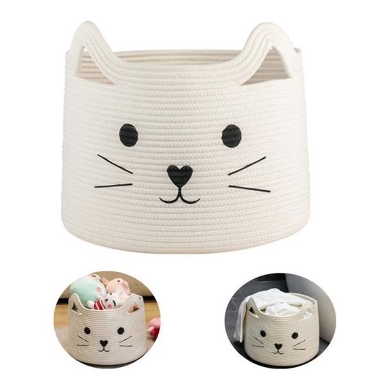 Paniers De Rangement Corde Coton, Paniers En Corde,Pour Chambre D