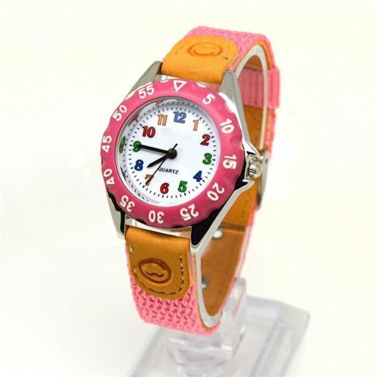 Coffret Montre enfant fille + bracelet fille étoile de lune quartz