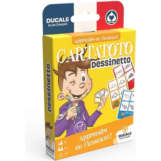 Cartatoto Dessinetto-Jeu de Cartes éducatif-Apprendre à Dessiner