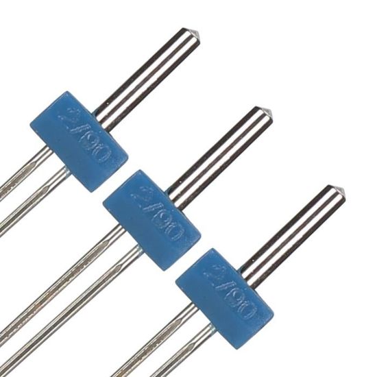 LOLIPPYY Lot De 12 Aiguilles Doubles Pour Machines à Coudre électriques