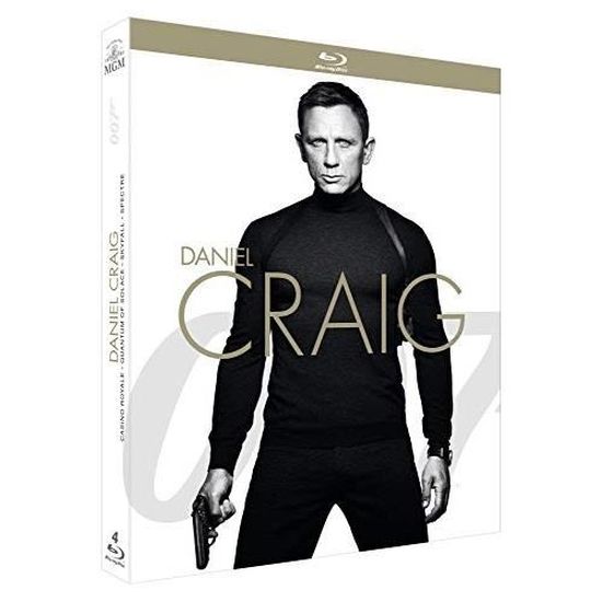 Coffret BluRay JAMES BOND 007LA COLLECTION DANIEL CRAIG CASINO ROYALE + QUANTUM OF