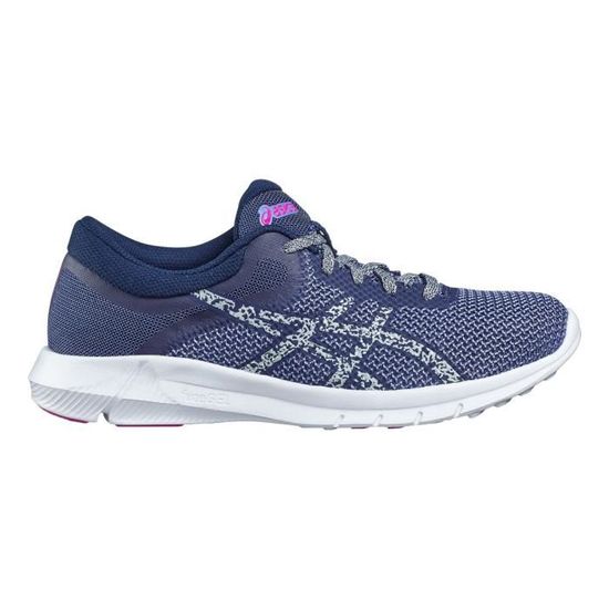 Chaussures de running femme Asics Nitrofuze 2 Bleu lavande gris clair rose flash ASICS Cdiscount Sport
