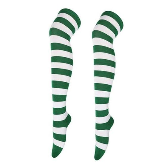 Chaussettes Hautes Ray es Blanches Noires Collants Longs Rayures chaussettes-hautes-ray-es-blanches-noires-collants-longs-rayures