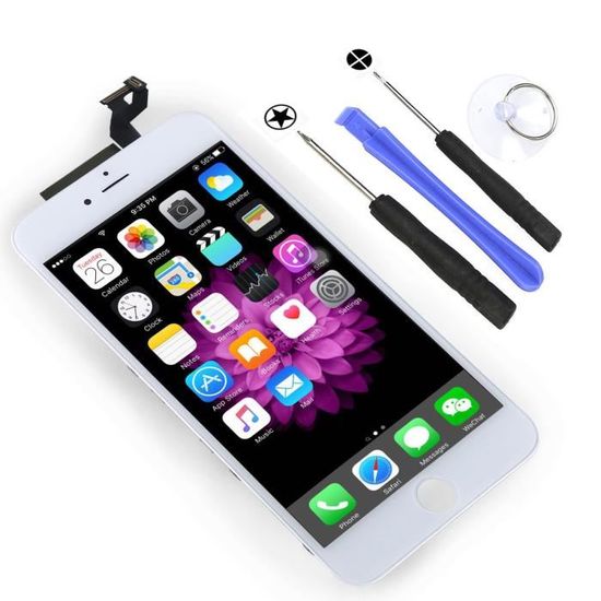 Ecran Complet Blanc ( Lcd Vitre Châssis ) - Pour Iphone 6s Plus Pièces Détachées Pour Iphone - Foto 8