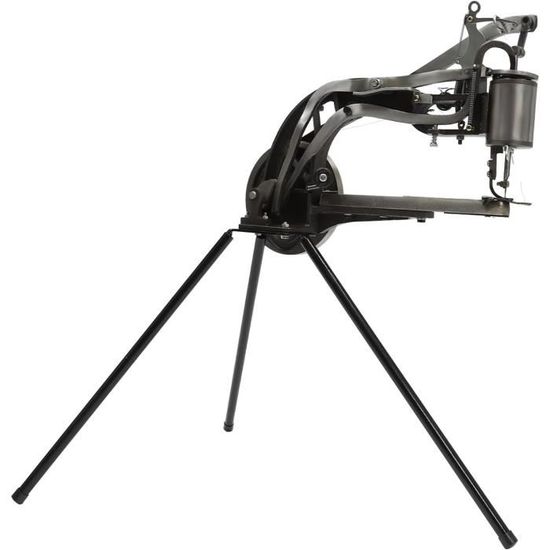 Machine à Coudre Manuelle Pour Cuir - Type A En Acier Et Bois - Neuf - Artisanat