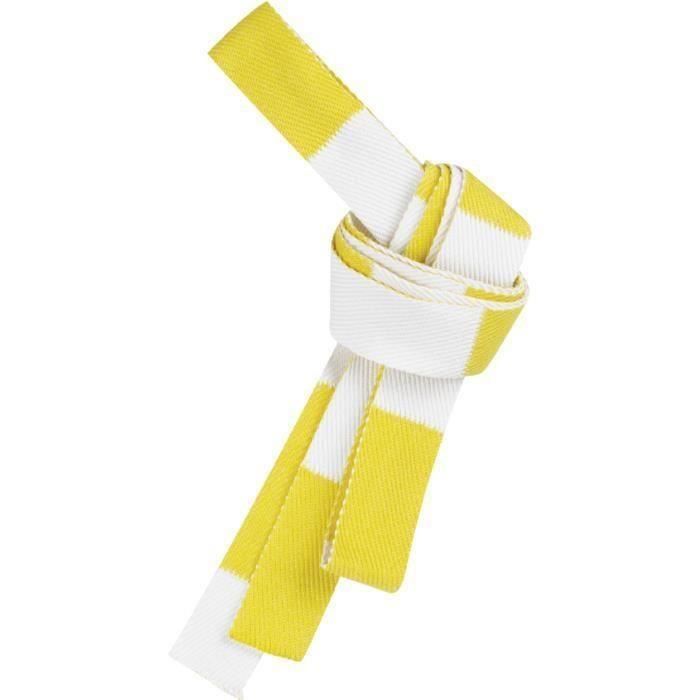 Ceinture jaune blanche shop judo