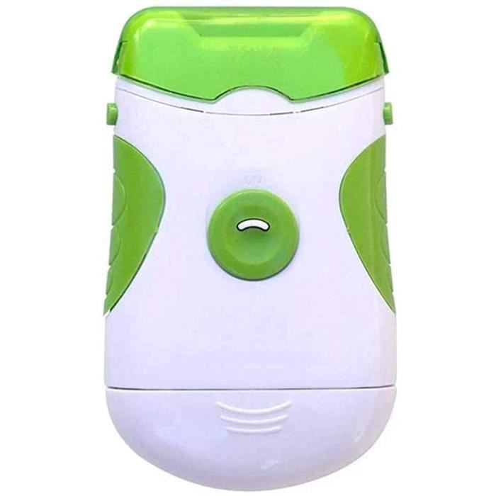 Coupe-ongles électrique 2 en 1 avec lumière LED, broyeur automatique, soins des ongles