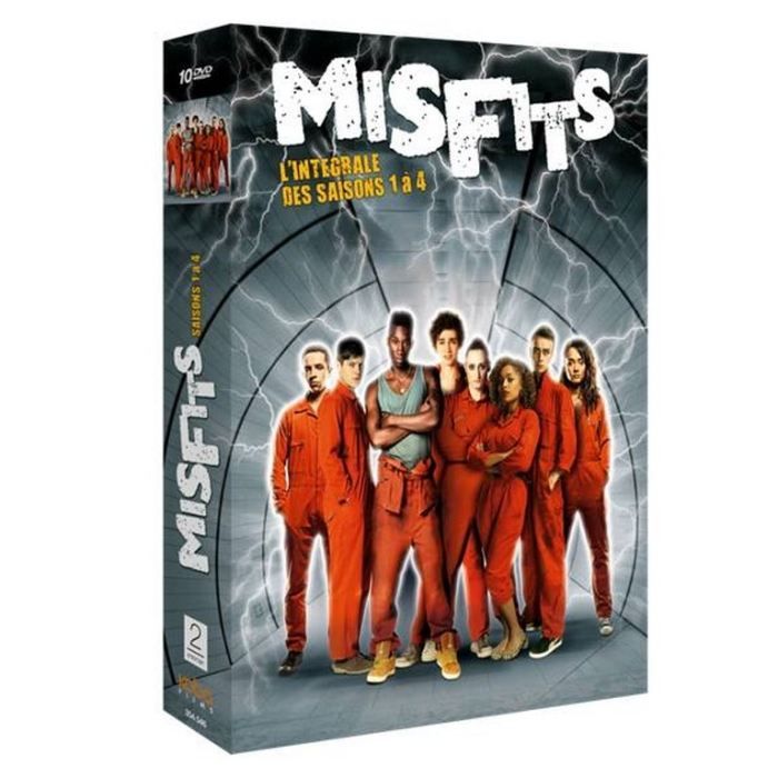 DVD Coffret intégrale misfits, saison 1 à 4