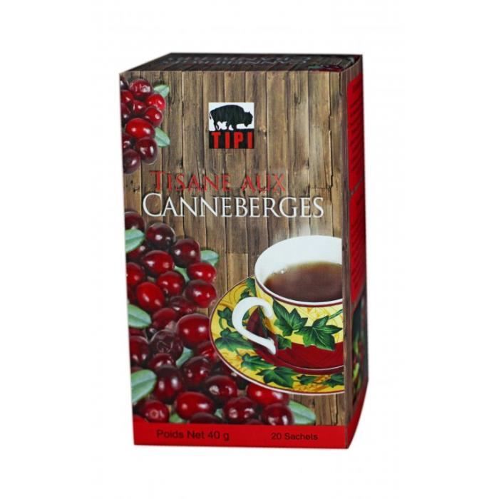 Tipi - Tisane à la Canneberge-Cranberry 40g.