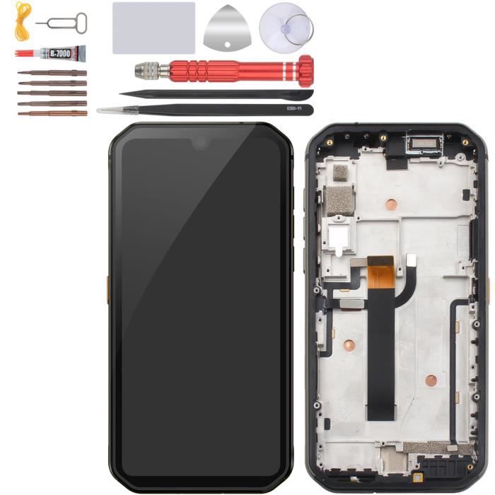 ECRAN Blackview Bv9900E/Bv9900 Pro LCD avec châssis + VITRE TACTILE + 9 en 1 Kit outils + Colle B7000