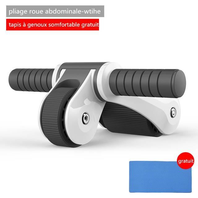 Équipement de rouleau de forme physique pliable d'exercice abdominal de forme physique d'abs