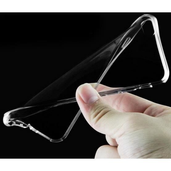 Coque iPhone 6s silicone transparente