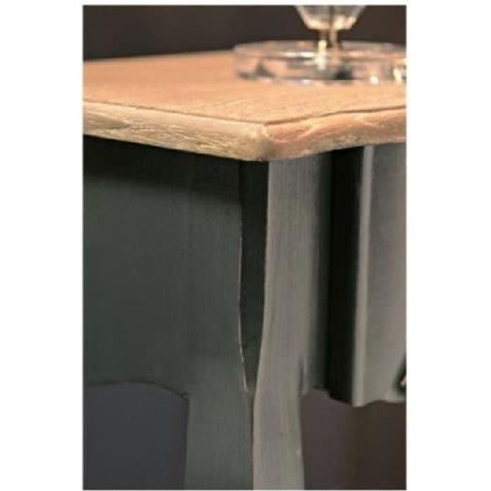 Console baroque en bois1 tiroir CELESTINE Noir