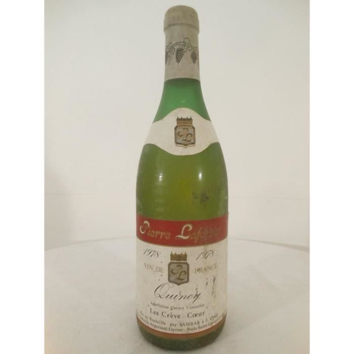 quincy pierre laforest blanc 1978 - loire - centre france