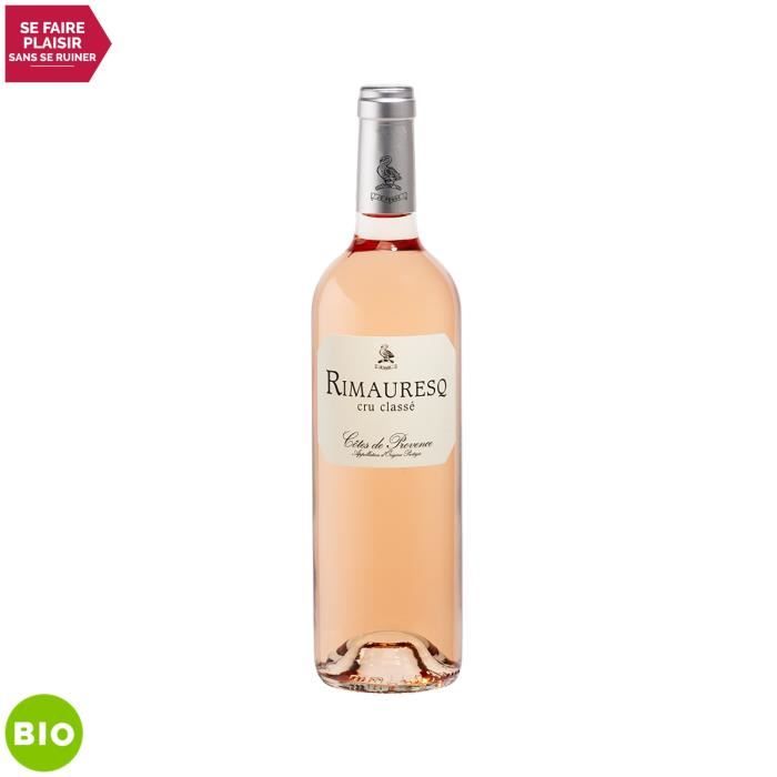 Côtes de Provence Cuvée Classique de Rimauresq Cru Classé Rosé 2021 - Bio - 75cl - Domaine de Rimauresq - Vin AOC Rosé de Provence