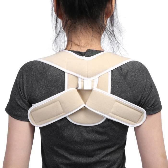 Ceinture correcteur Posture Redresse Dos pour Améliore Posture Enfants Adulte (S)--Rose Vie