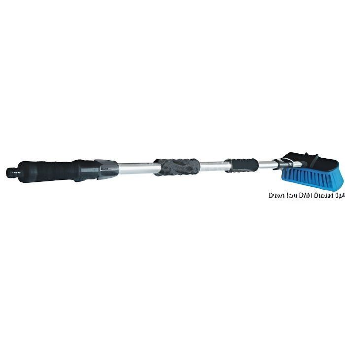Balais-brosses télescopiques en aluminium anodisé