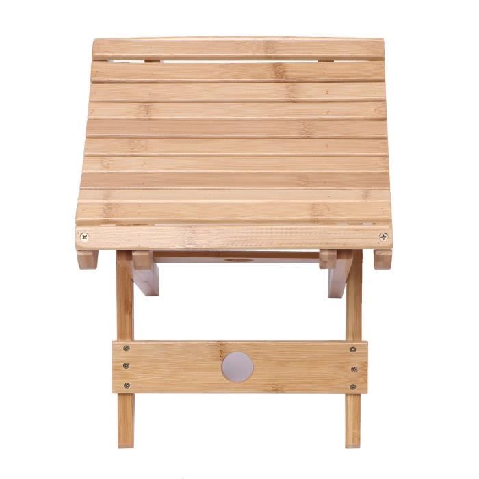 Tabouret pliable en bambou petit tabouret Portable pour la douche résistant aux espaces ventilés pou objet decoratif YFCC10526