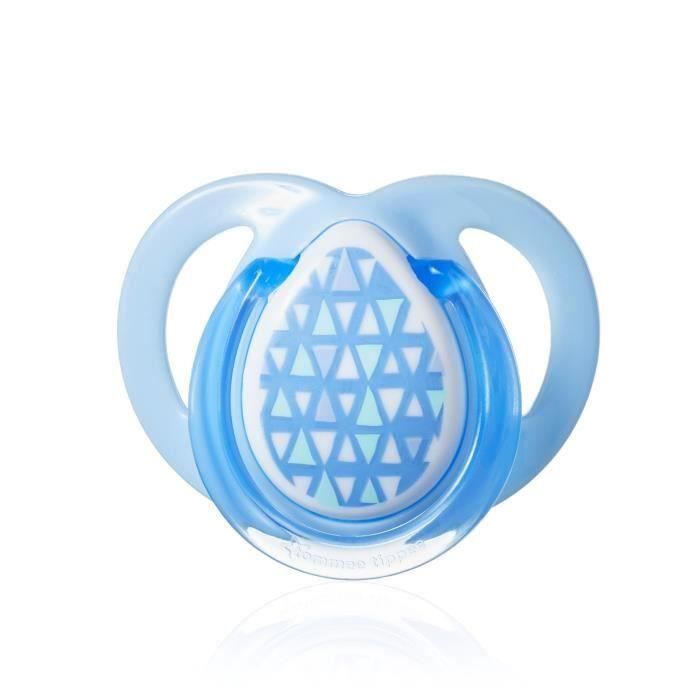 TOMMEE TIPPEE Sucette Moda Close To Nature 0-6 m - Garçon (Lot de 3)